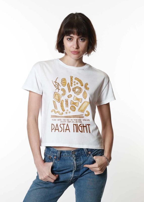GIRL DANGEROUS PASTA NIGHT TEE