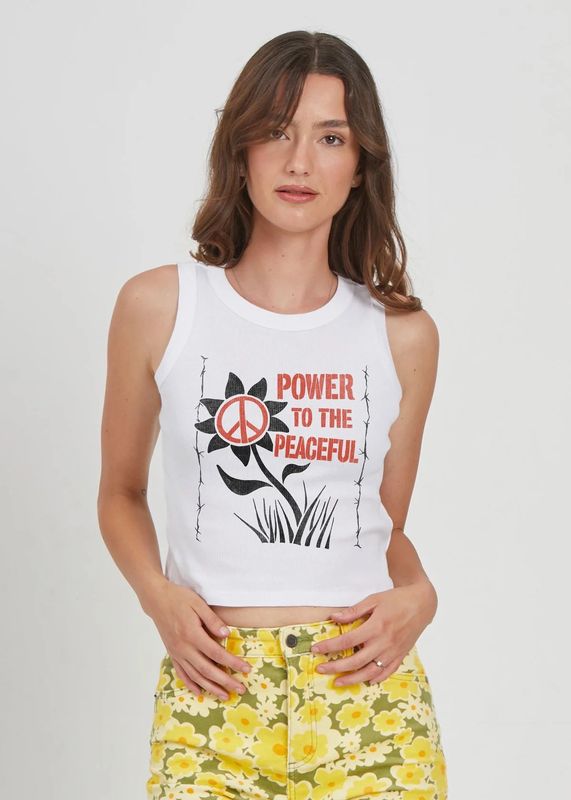 GIRL DANGEROUS POWER PEACEFUL TANK TOP
