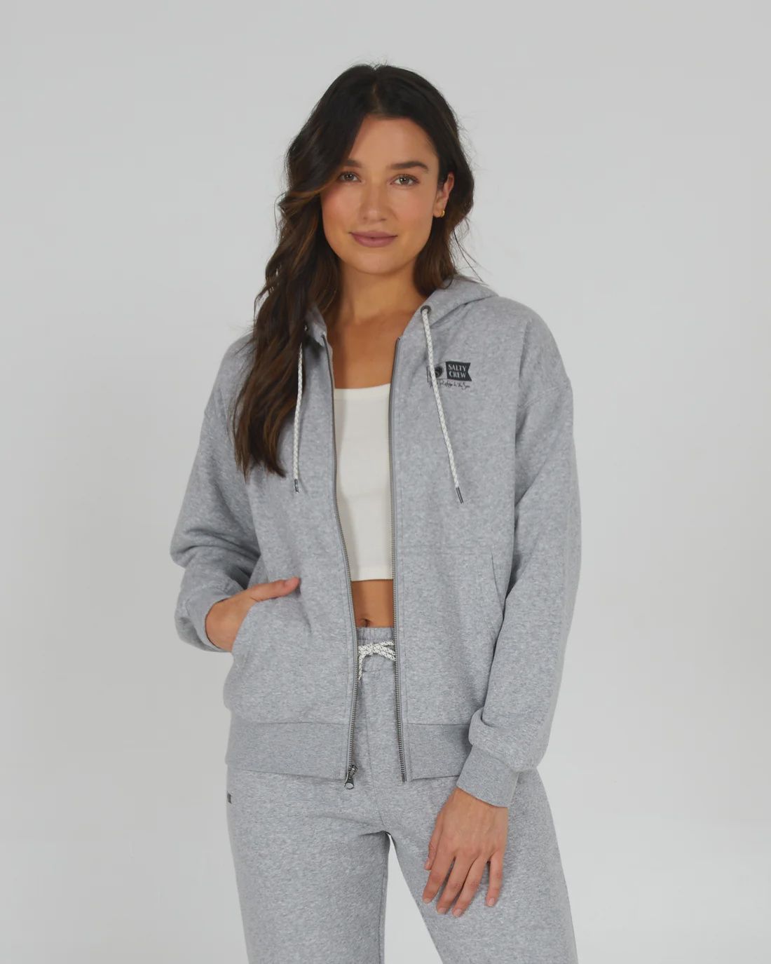 SALTY CREW ALPHA ZIP HOODY