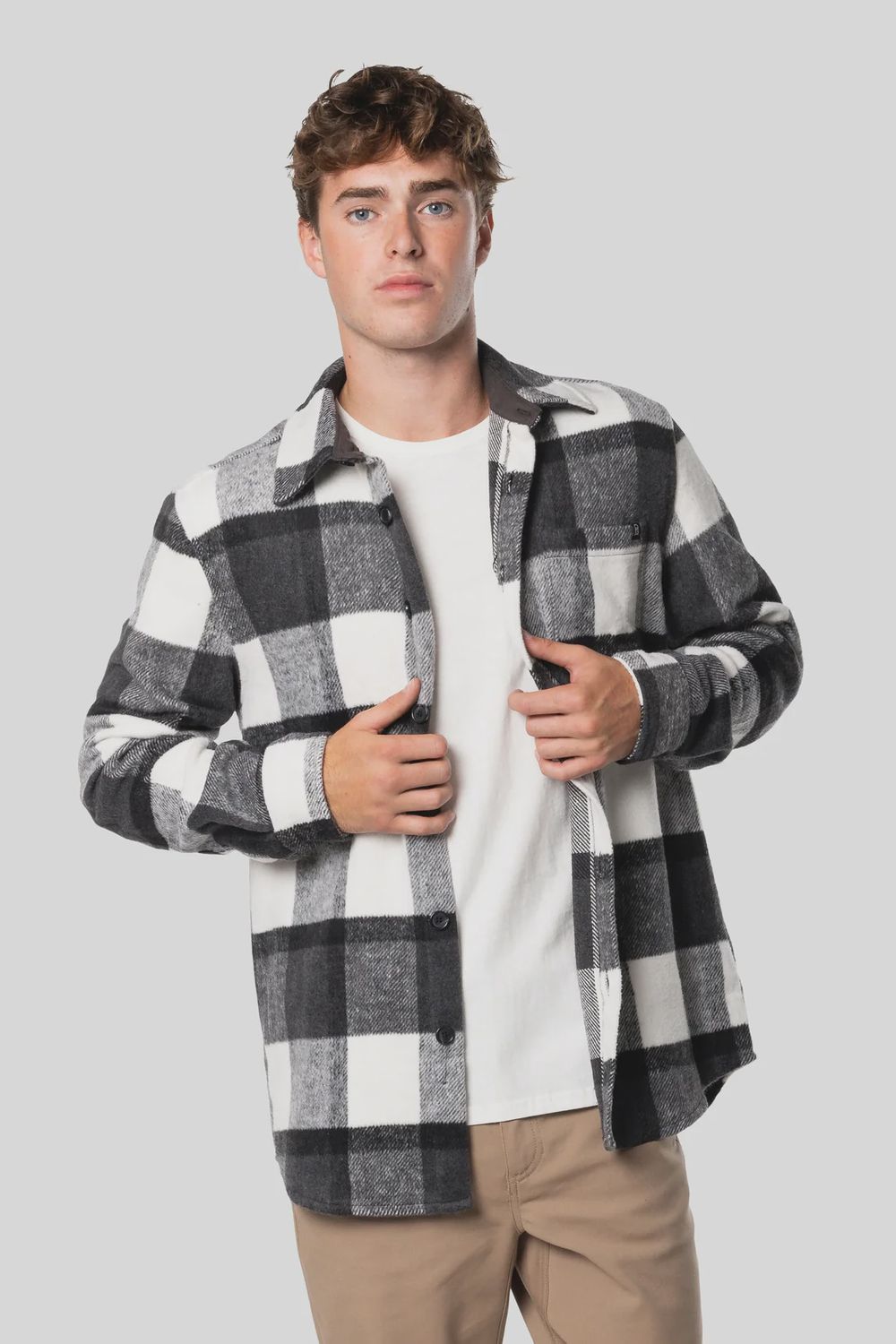 Team LTD Plaid Overshirt.