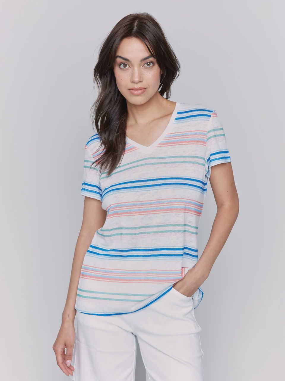 CB V-Neck T-Shirt C1231
