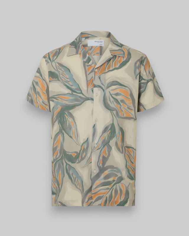 Selected Air Shirt 16084639 leaf