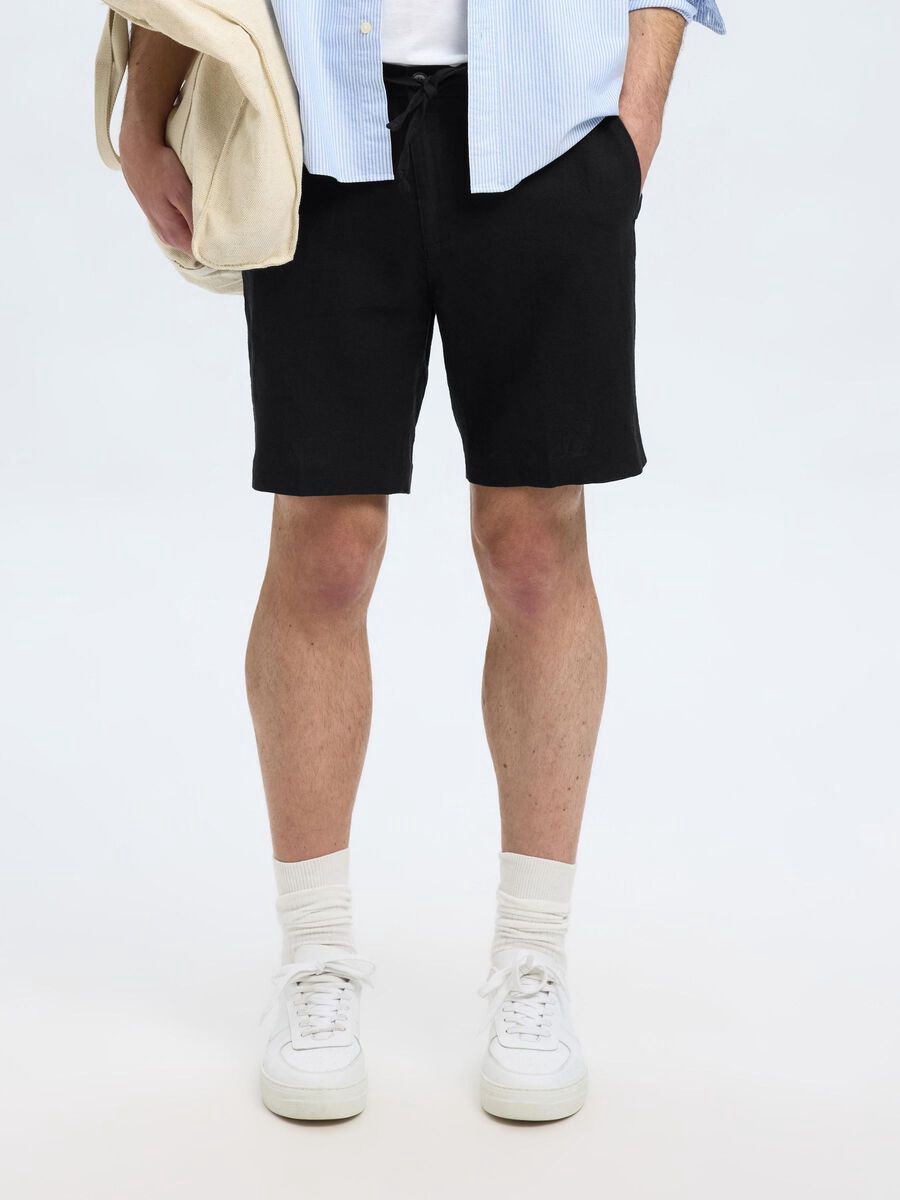Selected Leory Linen Shorts