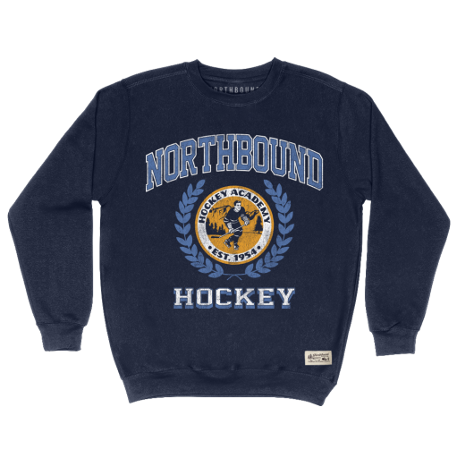 HOCKEY ACADEMY CREWNECK FLEECE, Size: M