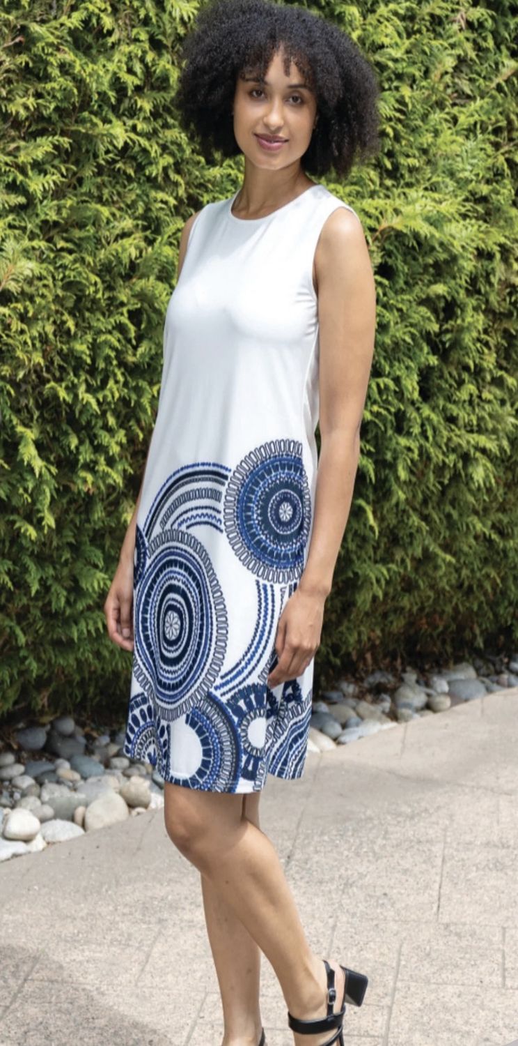 Papa Zip Bck Dress T2751/25