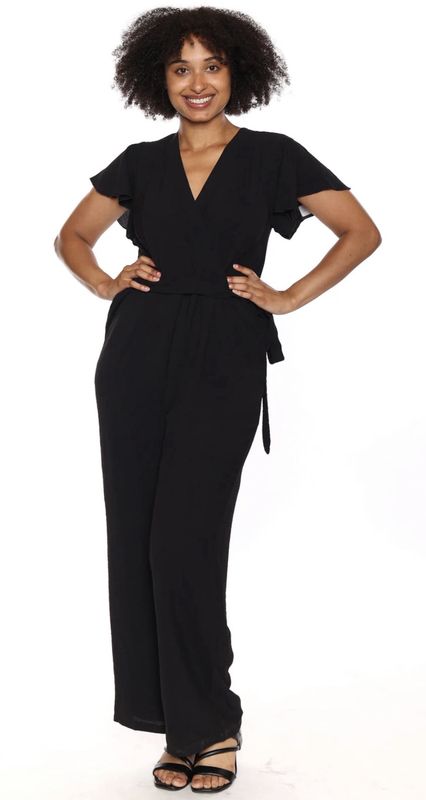 Papa Romper W/Flutter Sleeves T5439