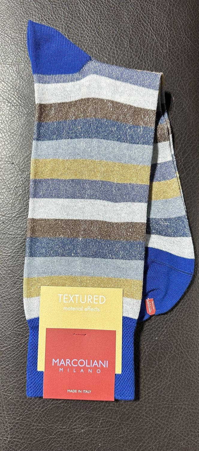 Marcoliani Tonal Stripe MAR4123T, Color: Y29, Size: 8-11