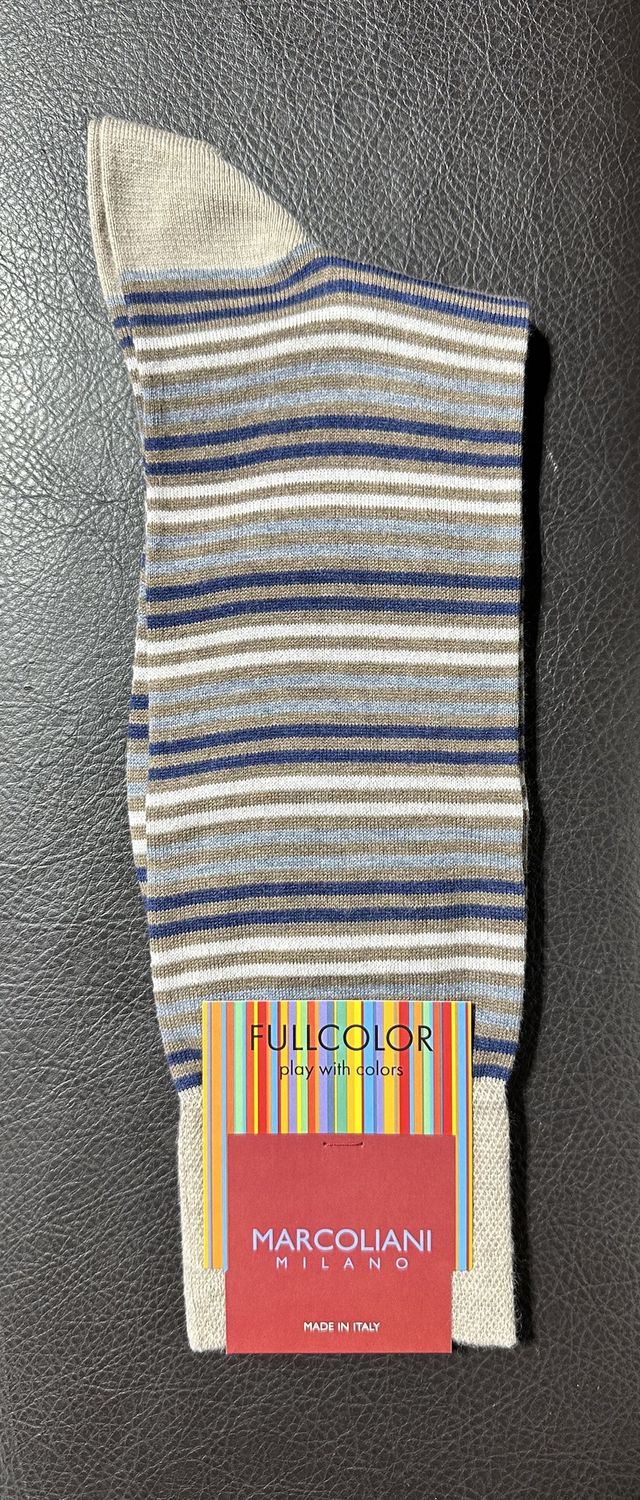 Marcoliani Simple Stripe MAR4735T, Color: 258, Size: 8-11