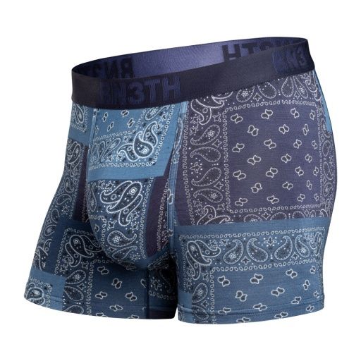 CLASSIC ICON TRUNK PT, Colour: COWBOY BANDANA- NAVY, Size: S