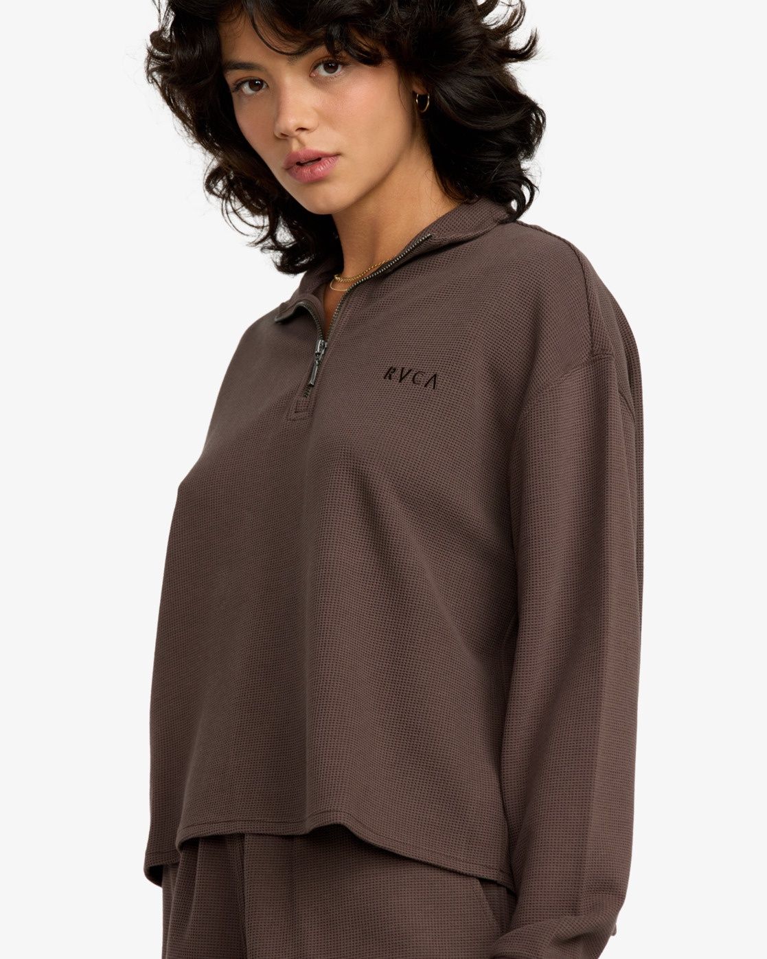 RVCA Glory Waffle Pullover 23B033505