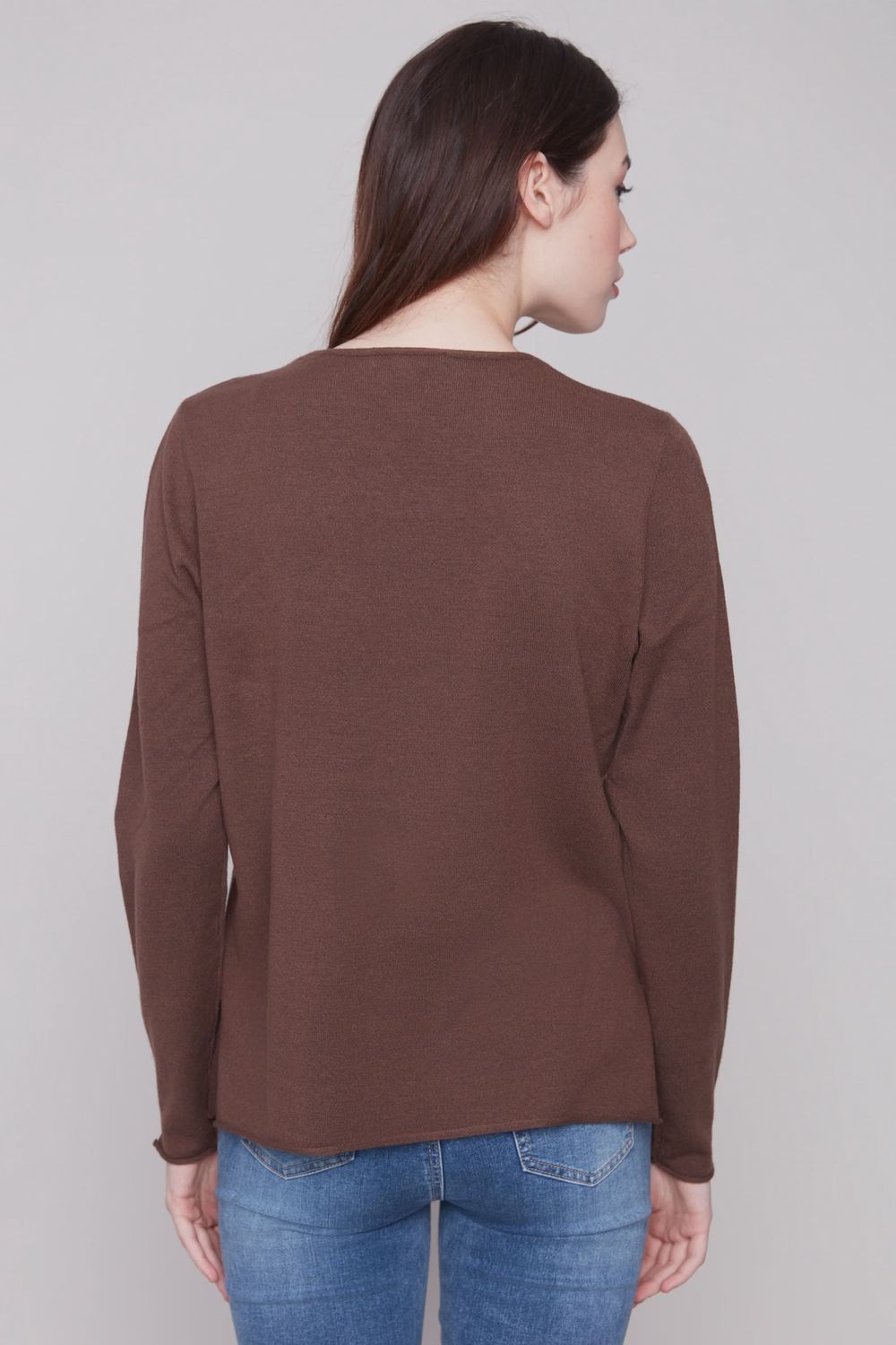 CB LS V-Neck Sweater C2279RR