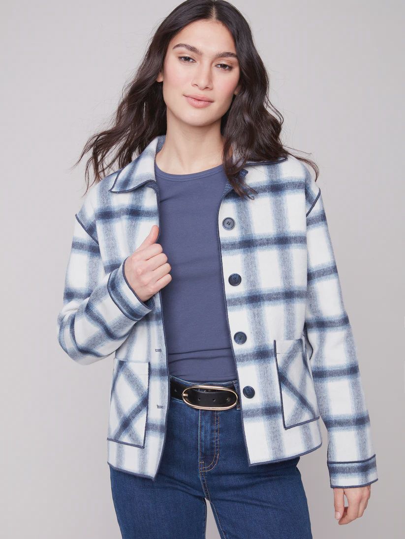 CB Reversible Plaid Jacket C6185Y
