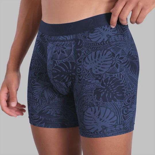 2UNDR Swing Shift Coastal Prints, Color: Blue/492, Size: SM
