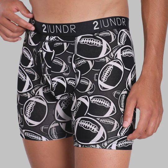 2UNDR Swing Shift Sports Prints, Color: Grid Iron/503, Size: SM