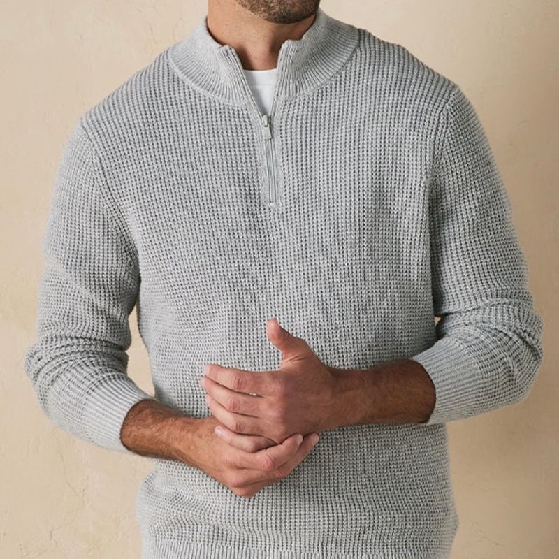 Normal Brand Zip Waffle Top F1SWFQZP