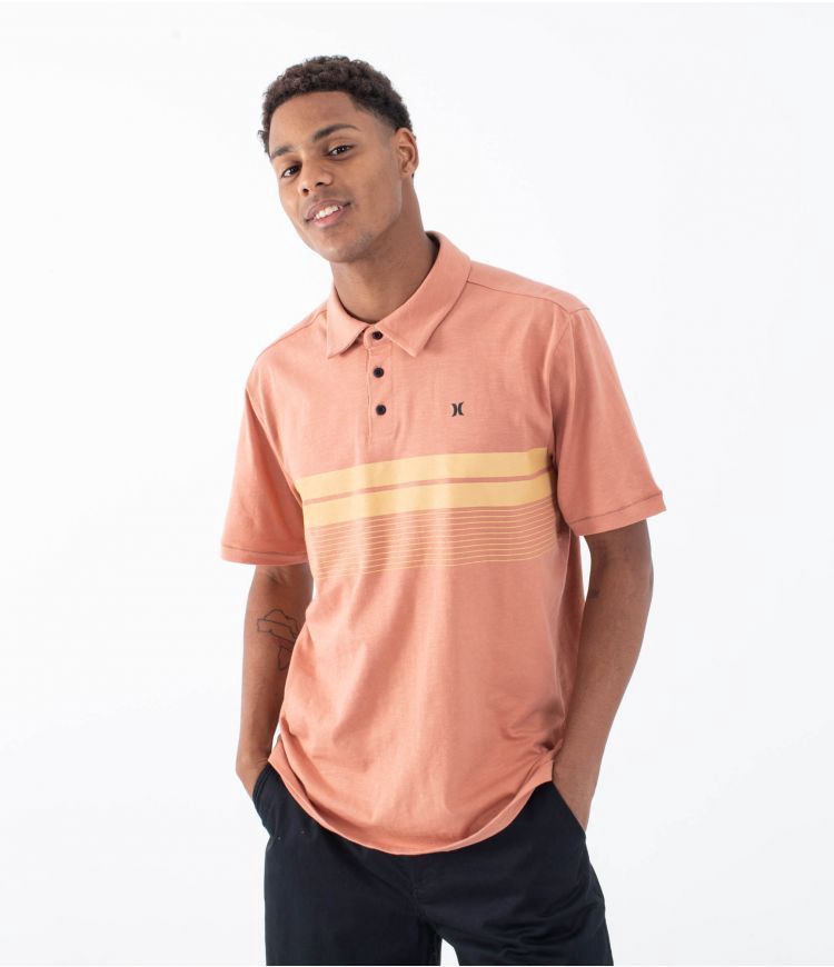 Hurley Striped Polo HSP25MMKT02173