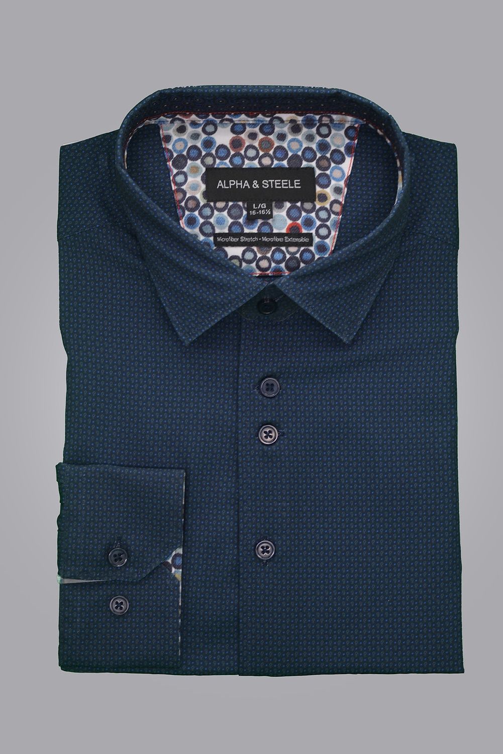 A&amp;S Printed Microfiber Shirt AS1H3375