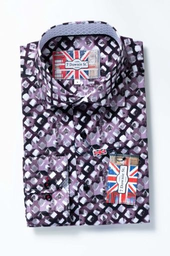 7Downie LS Woven Shirt CBL 7