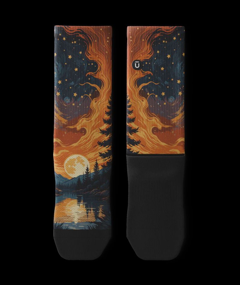 Outway Fiery Night Crew Sock