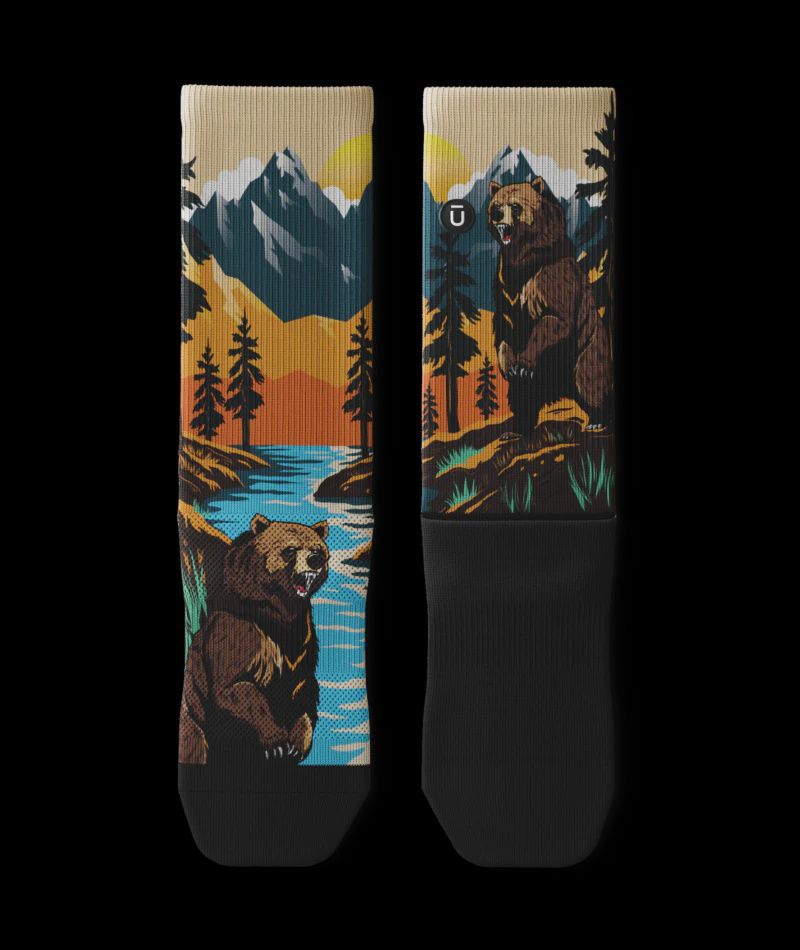 Outway Grizzly Bear Crew Sock