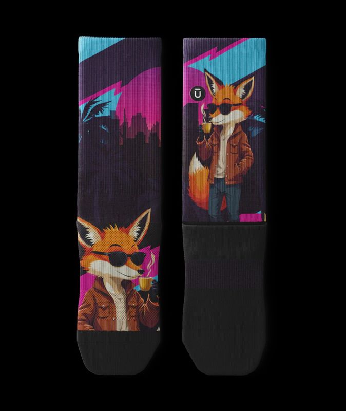 Outway Midnight Fox Crew Sock