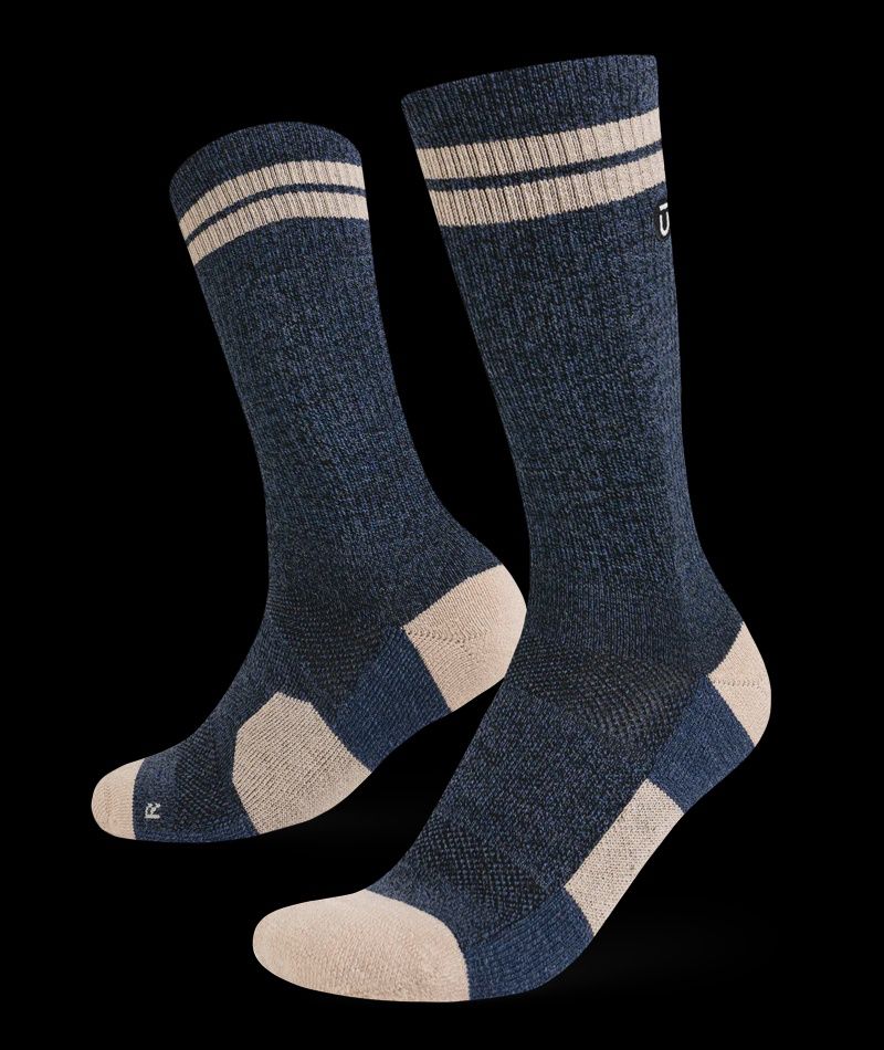 Outway Merino Crew Sock, Color: Cobalt, Size: M/L