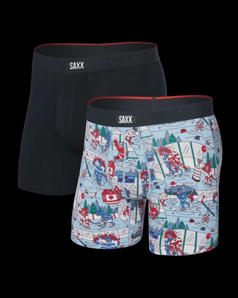 Saxx Vibe Xtra Soft 2PK BB w/Fly, Size: SM, Style: Mitts&amp;Lumber