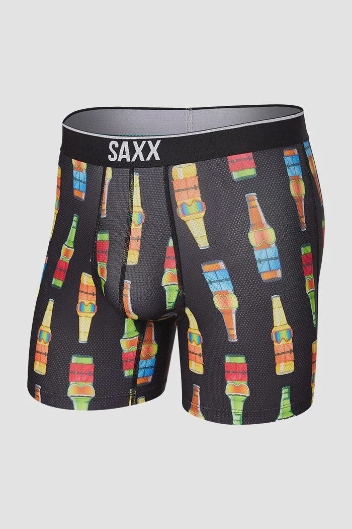 SAXX Volt Breathable Mesh Breathable Mesh Boxer Brief 5", Color: GBG, Size: 2XL