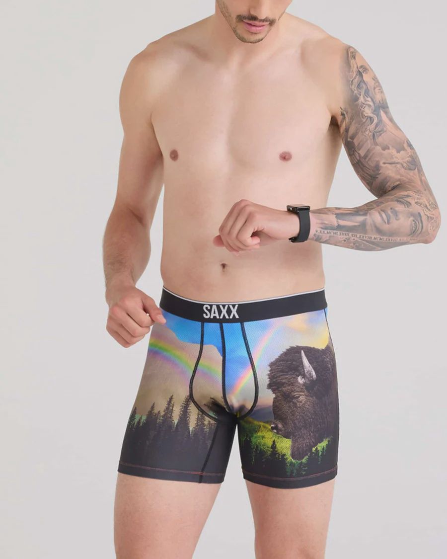 SAXX Volt-breathable mesh, Print: Olympic Scale, Size: Small
