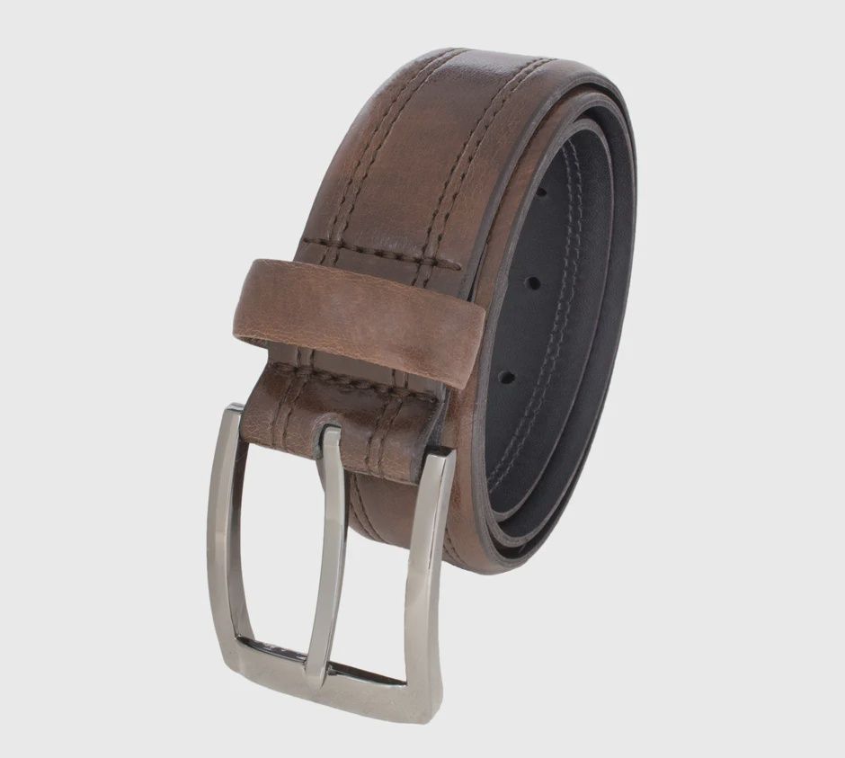 Custom Leather DLB Stitched 10235-13 Belt