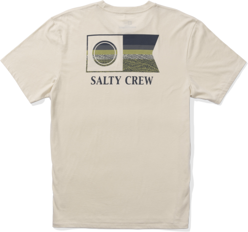 Salty Crew FLAGSHIP FILL SS TEE, Colour: BONE, Size: S