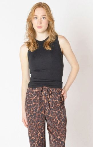 DEX Ribbed Tank 2624300 D, Colour: BLACK, Size: XS