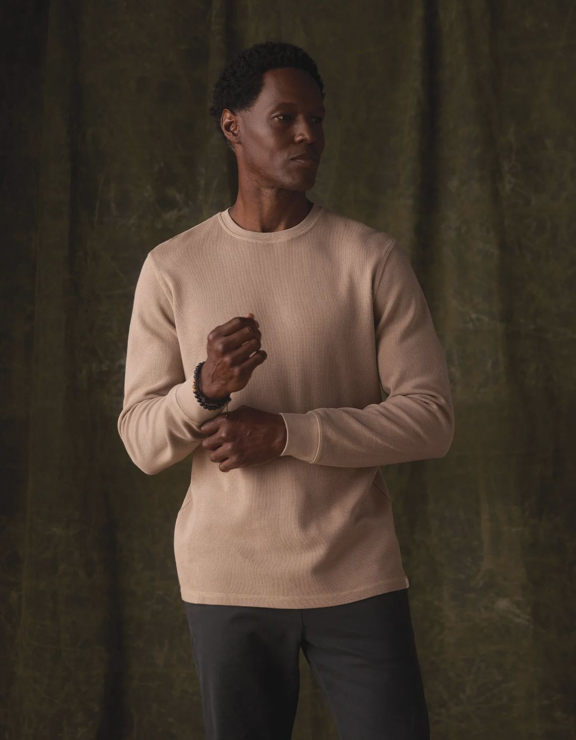 Normal Brand Vintage Thermal F1KTLSCR, Color: Mink, Size: MED