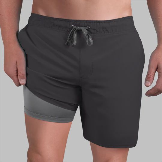 2UNDR Juicy 2n1 Short, Color: BLK, Size: SM