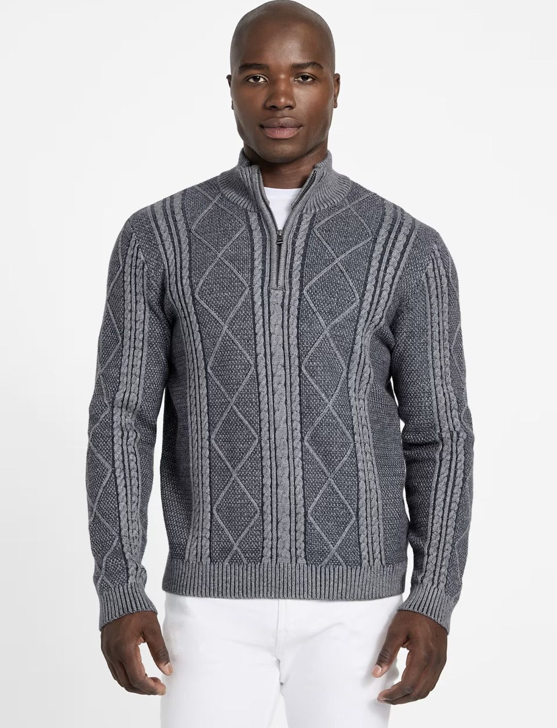 Guess Noel 1/2 Zip Sweater M5BR44Z2ZK2