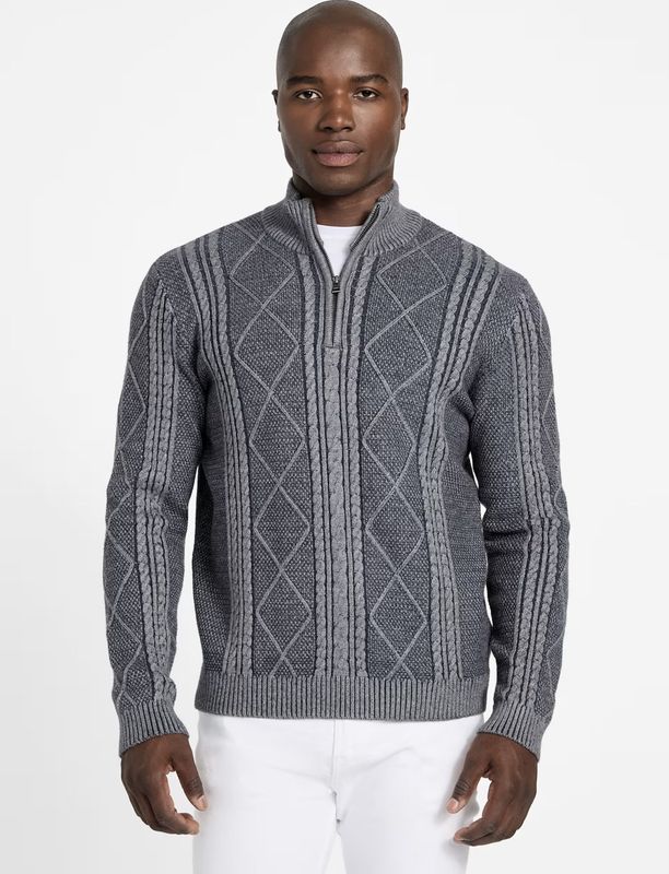 Guess Noel 1/2 Zip Sweater M5BR44Z2ZK2