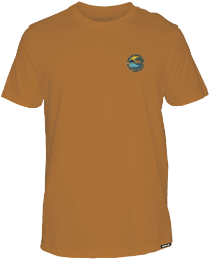 Hurley Lefts Tee HSPMMTS08534, Colour: CITRUS BLAZE, Size: S