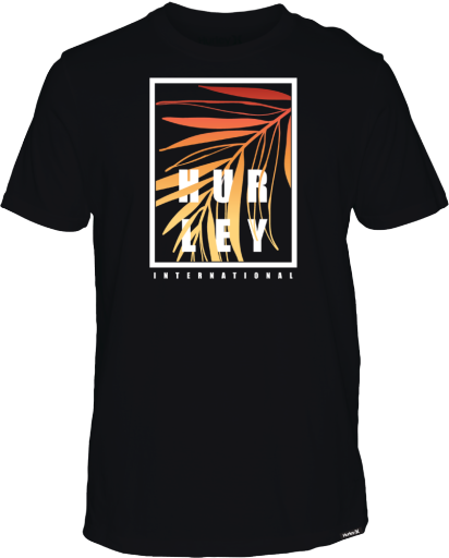Hurley Window Tropics Tee HSP26MMTS08529, Colour: BLACK, Size: M