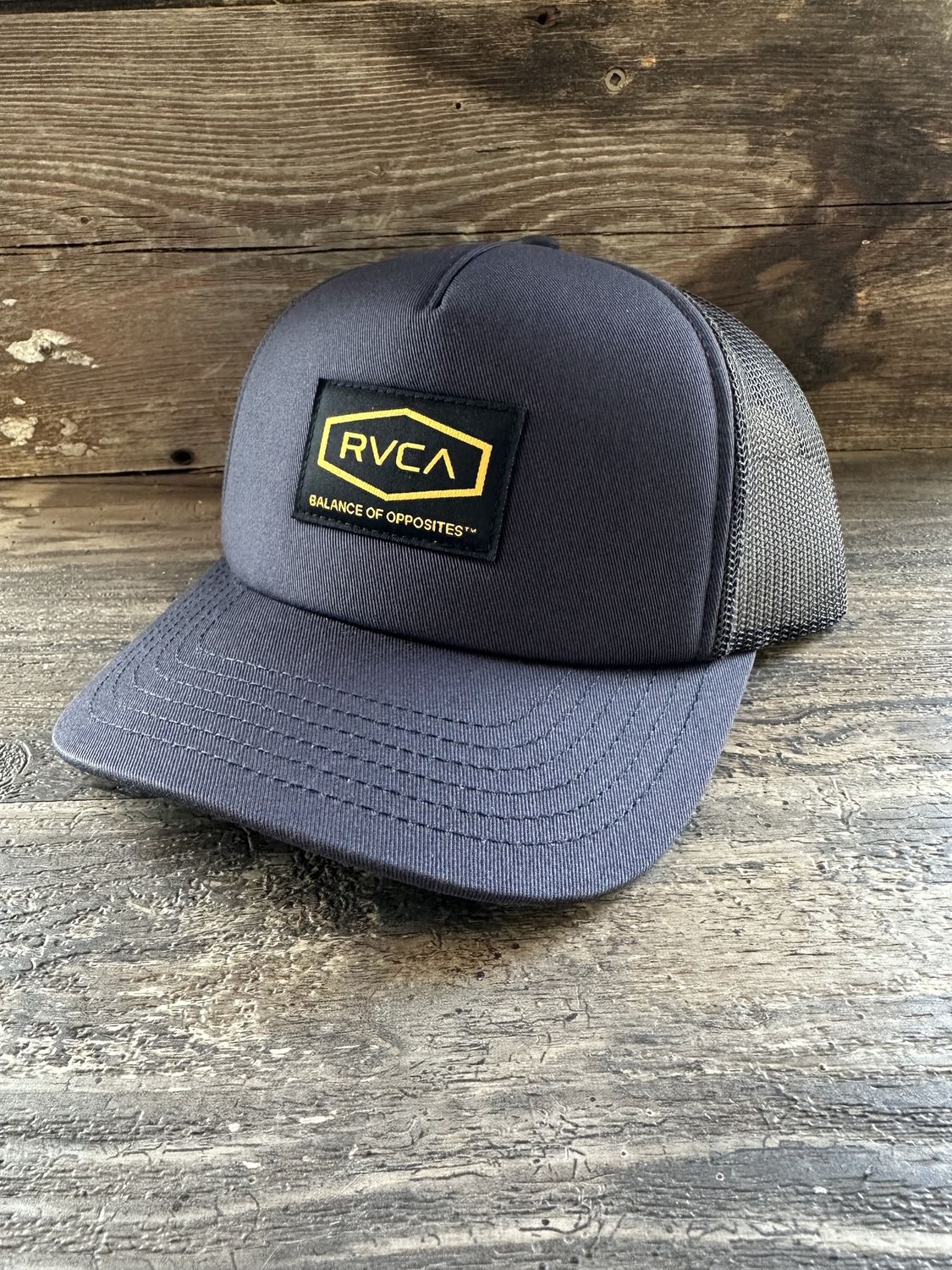 RVCA Dayshift Foamy Trucker AVYHA00630, Color: G. BLUE, Size: O/S