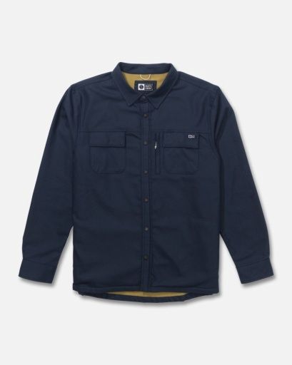 FATHOM LS TECH SHACKET, Colour: MIDNIGHT NAVY, Size: M