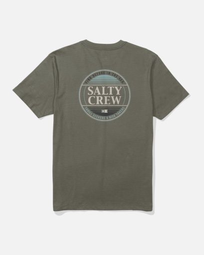 Salty Crew Simple fade Tee 20035957, Colour: DUSTY OLIVE, Size: S