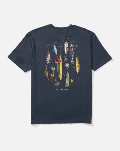 LURE GEAR CLASSIC SS TEE, Colour: NAVY, Size: M