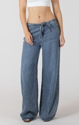 DEX Drawstring Denim Pant 2725251 D, Color: Indigo, Size: XS