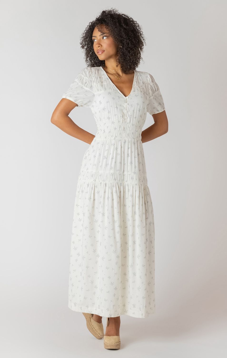 Room34 Button Smoking Dress 2722531 DG