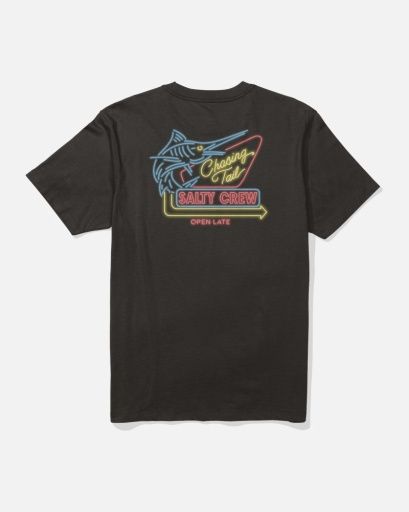 Salty Crew Neon Sign Tee 20035964, Colour: BLACK, Size: M