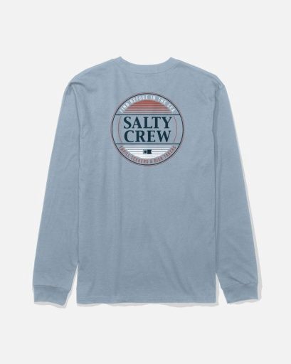 Salty Crew Simple Fade LS 20135634, Colour: BLUE FOG, Size: S
