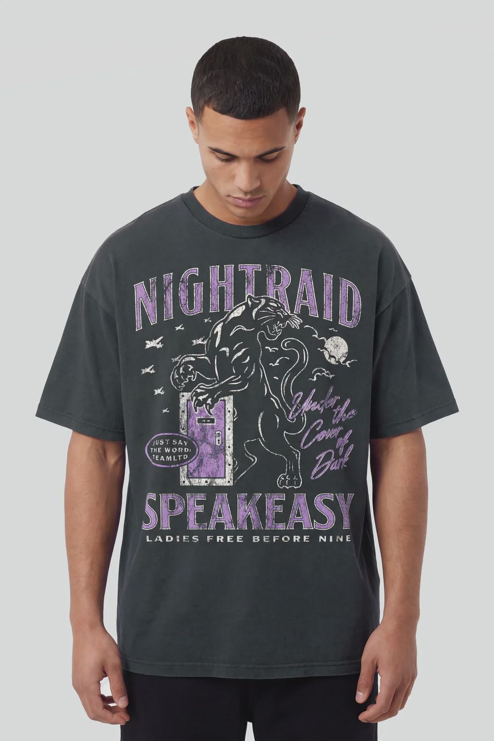 TeamLTD Nightraid Oversized Tee S261023B