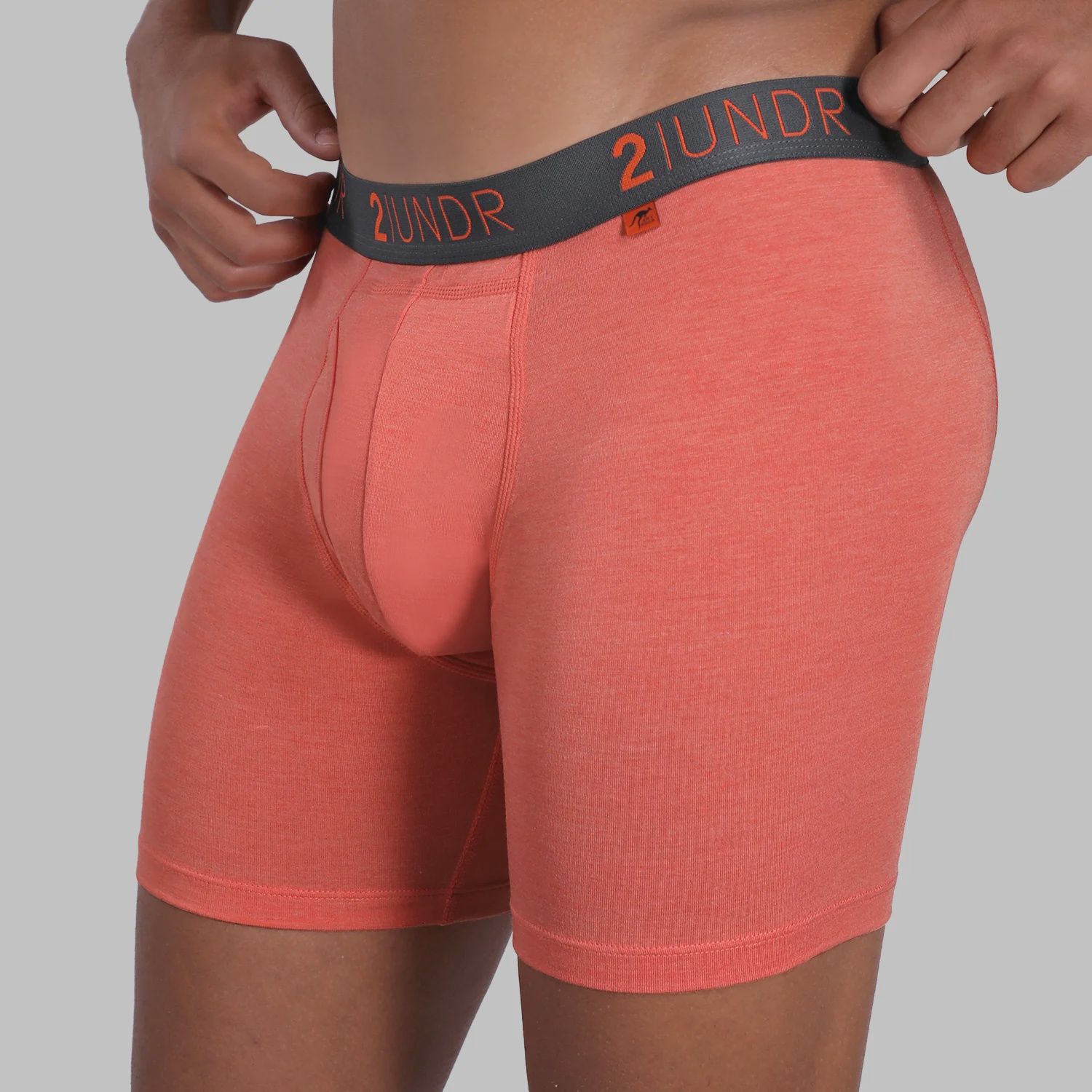 2UNDR New Swing Shift Heathered Soild 2U01BB, Color: 549/Coral, Size: SM