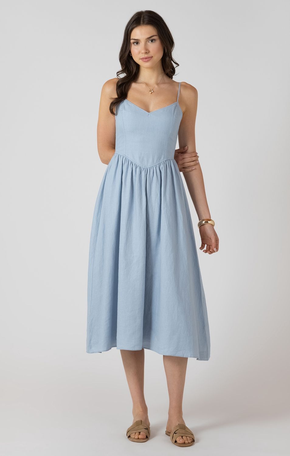 Dex V-Neck Maxi Dress 2722530 D