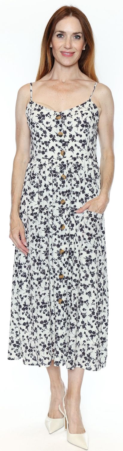 Papa Floral Print Dress T6116